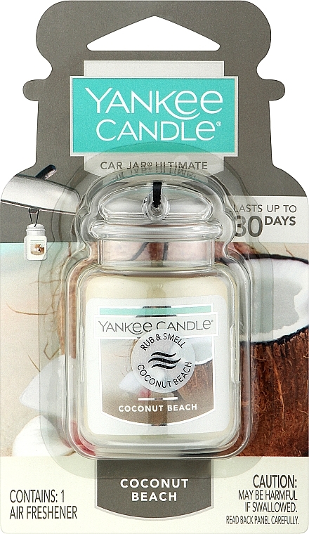 Ароматизатор для автомобіля - Yankee Candle Car Jar Ultimate Coconut Beach — фото N1
