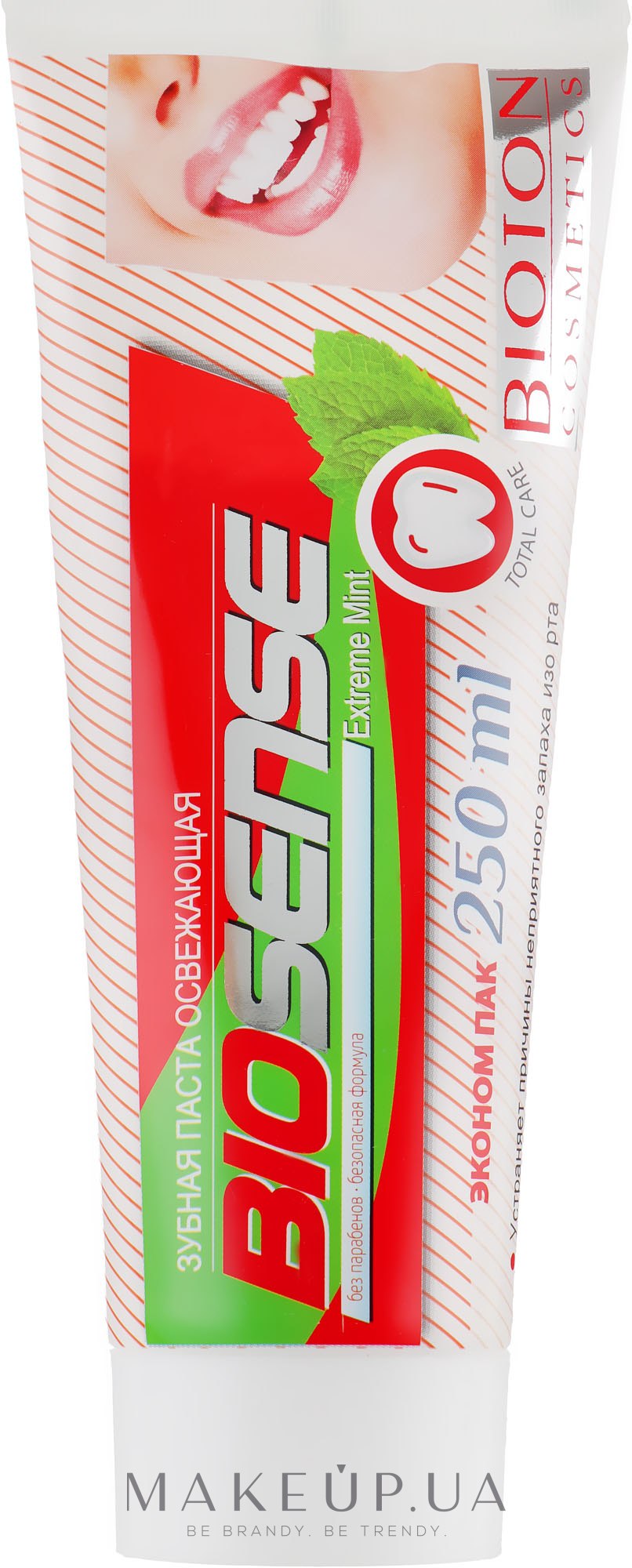 Зубна паста "Екстремальна м'ята" - Bioton Cosmetics Biosense Extreme Mint — фото 250ml