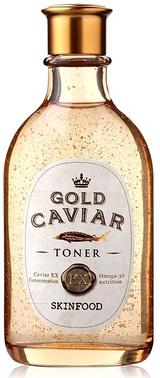 Тонер для лица - Skinfood Gold Caviar EX Toner — фото N1