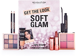 Духи, Парфюмерия, косметика Набор, 7 продуктов - Makeup Revolution Get The Look: Soft Glam Makeup Gift Set