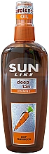 Парфумерія, косметика Спрей-олія для швидкої засмаги - Sun Like Deep Tanning Oil SPF 0