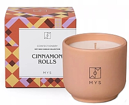 Парфумерія, косметика Соєва свічка "Булочка з корицею" - Mys Cinnamon Rolls Candle