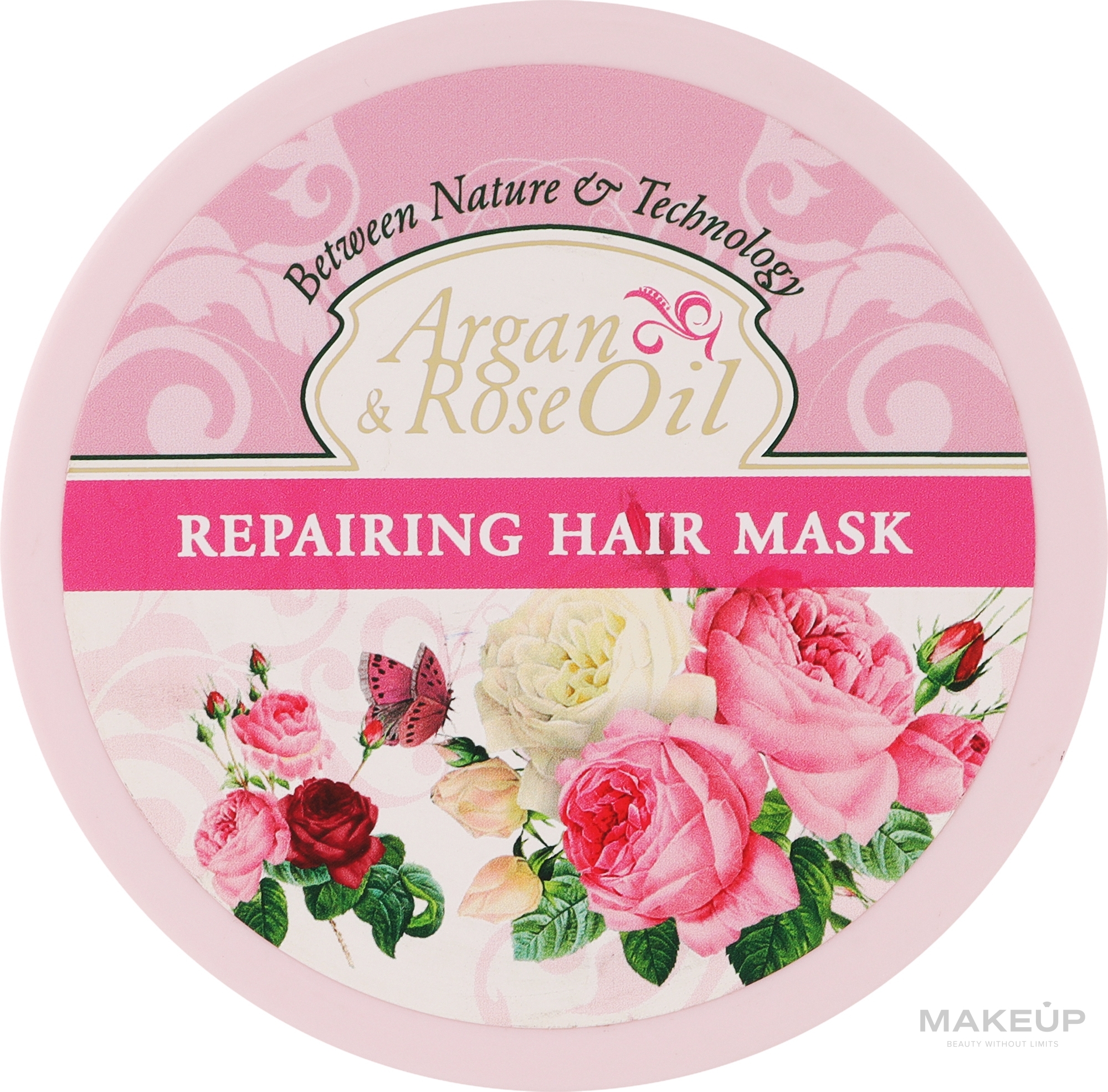 Восстанавливающая маска для волос "Аргана и Роза" - Ventoni Cosmetics Argan Rose Oil Repair & Hair Mask — фото 350ml