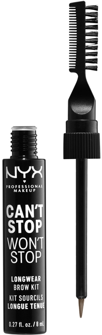 Набор для макияжа бровей - NYX Professional Makeup Can't Stop Won't Stop Longwear Brow Kit — фото N2