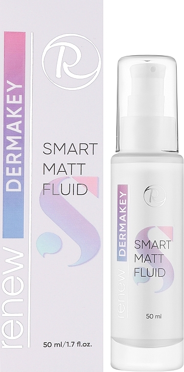 Матувальний флюїд для обличчя - Renew Dermakey Smart Matt Fluid — фото N2