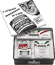 Набор - Proraso Vintage Selection Toccasana 2020 X3 (pre shave/cr/100ml + shav/cream/150ml + after shave/balm/100ml + box) — фото N1