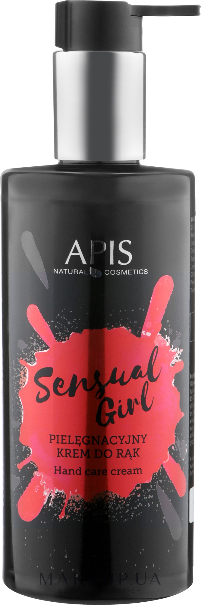 Крем для рук, розгладжувальний - APIS Professional Sensual Girl Hand Cream — фото 300ml