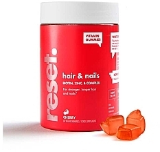 Духи, Парфюмерия, косметика Пищевая добавка "Hair & Nails" - Reset Hair & Nails Vitamins Hair & Nails Vitamin Gummies