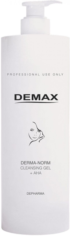 Очищающий гель для комбинированной кожи с АНА - Demax Purifiers and Tonics Derma-Norm Cleansing Gel + AHA