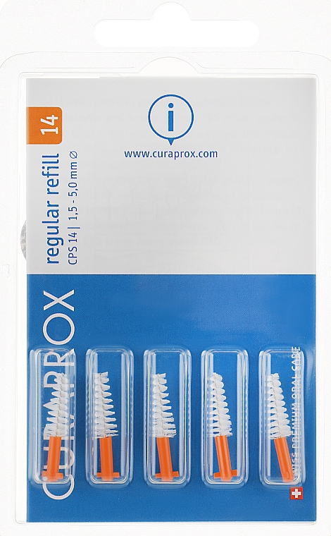 Набор ершиков ортодонтических "Regular", 1.5 мм - Curaprox — фото N1