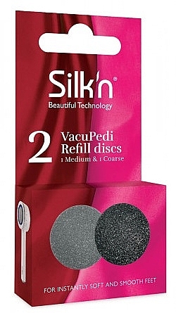 Змінні диски для видалення мозолів - Silk'n VacuPedi Refill Discs Medium & Coarse — фото N1