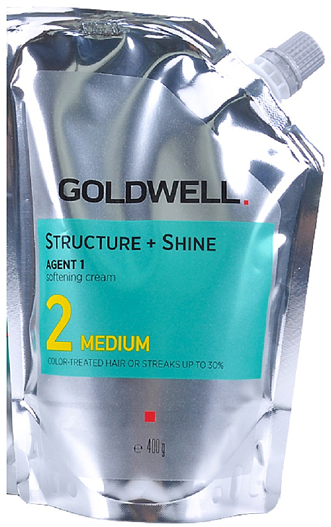 Смягчающий крем для окрашенных и пористых волос - Goldwell Structure + Shine Soft Cream Medium 2 Straightening Cream — фото N1