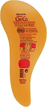 Расческа массажная для распутывания кудрявых и детских волос, оранжевая - Beter Deslia Mini  — фото N2
