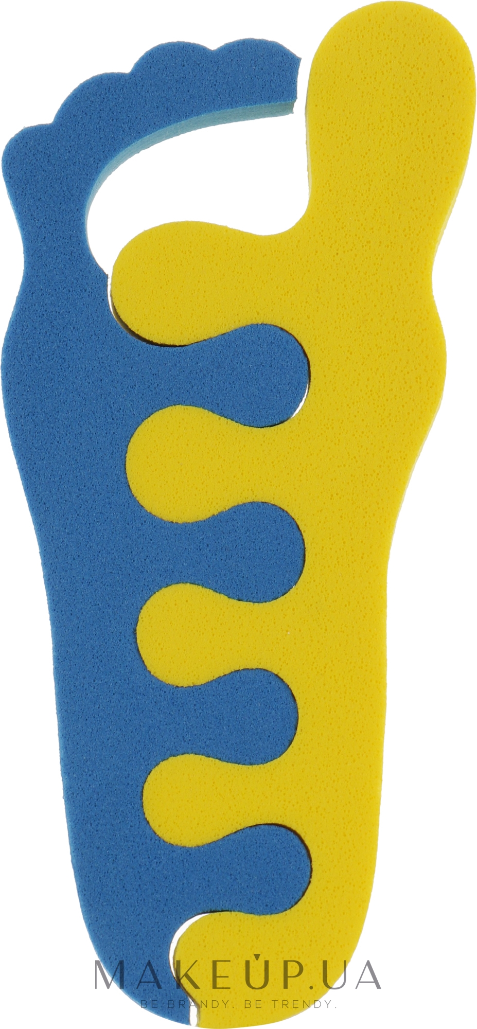 Разделитель для пальцев ног TS-01, 2шт, желтый с синим - Beauty LUXURY — фото 2шт