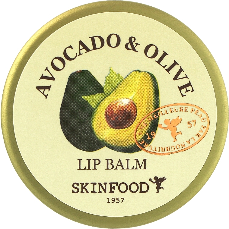 Бальзам для губ з авокадо й оливою - Skinfood Avocado And Olive Lip Balm — фото N1
