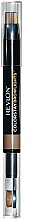 Двосторонній олівець-хайлайтер для брів - Revlon Colorstay Browlights, Eyebrow Pencil and Brow Highlighter — фото N1