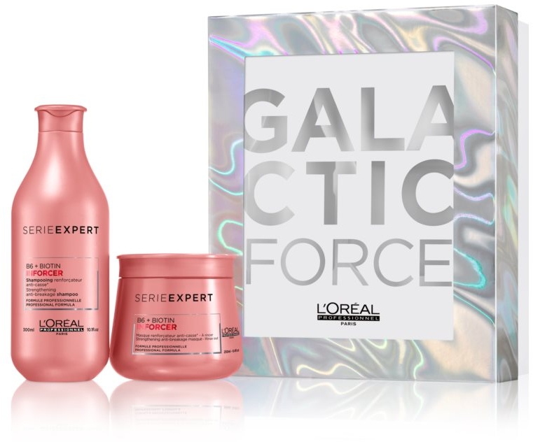 Набор против ломкости волос - L'Oreal Professionnel Serie Expert Inforcer Galactic Force (mask/250ml + sh/300ml)