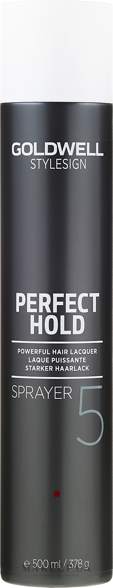 Лак для стойкой укладки волос - Goldwell Stylesign Perfect Hold Sprayer Powerful Hair Lacquer  — фото 500ml