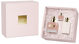 Парфумерія, косметика Valentino Donna - Набір (edp/100ml + b/l/100ml + edp/6ml)