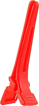 Парфумерія, косметика Зажими пластикові гострі, червоні, 100шт - Comair