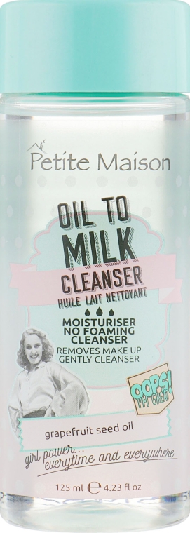 Очищающее масло-молочко с экстрактом косточек грейпфрута - Petite Maison Oil To Milk Cleanser — фото N1