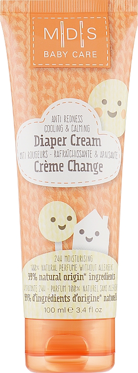 Органічний крем під підгузок від почервонінь і попрілостей - Mades Cosmetics M|D|S Baby Care Diaper Cream — фото N1