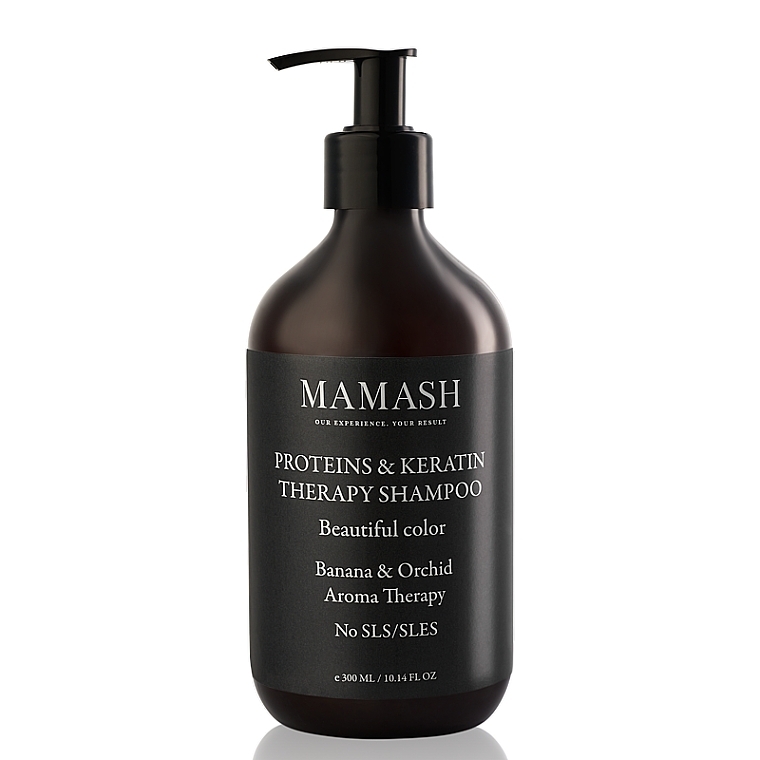 Надлегкий шампунь-терапія для волосся - Mamash Proteins & Keratin Theraphy Shampoo