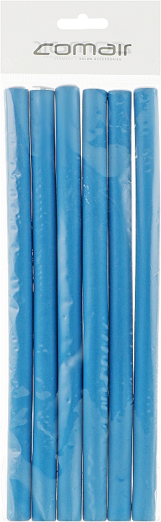 Бигуди "Flex" синие 254mm, d14 - Comair — фото N1