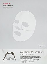 Духи, Парфюмерия, косметика Трехслойная маска для лица "Серебро" - The Oozoo Face Silver Foilayer Mask