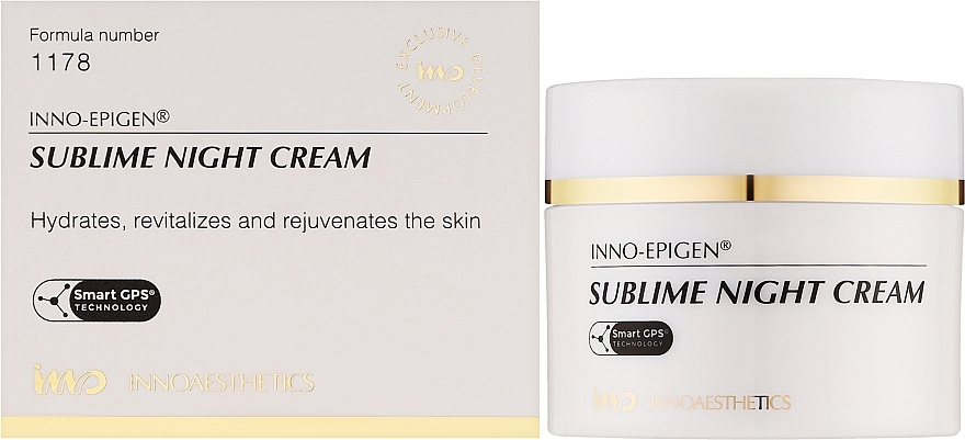 Нічний крем для обличчя - Innoaesthetics Inno-Epigen Sublime Night Cream — фото N2