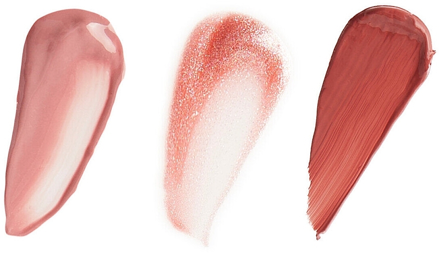 Набор - Makeup Revolution Lip Bomb Trio (lip/gloss/2x1.8ml + lipstick/1.8ml) — фото N3