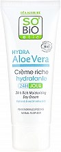 Увлажняющий дневной крем для лица с Алоэ Вера - So'Bio Etic Hydra AloeVera 24-h Rich Moisturising Day Cream — фото N2