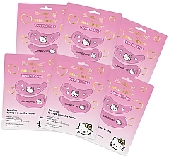 Патчі проти темних кругів під очима - The Creme Shop x Hello Kitty Twinkle Eyes Depuffing Hydrogel Under Eye Patch — фото N1