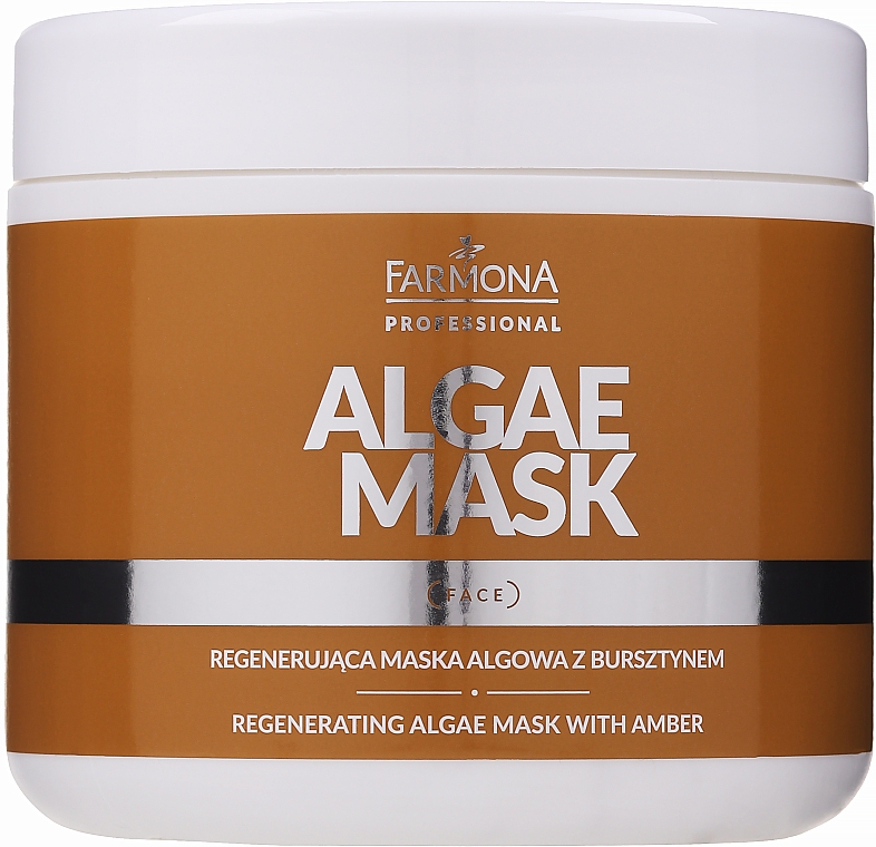 Восстанавливающая маска из водорослей с янтарем - Farmona Professional Algae Mask Regenerating Algae Mask With Amber — фото N1
