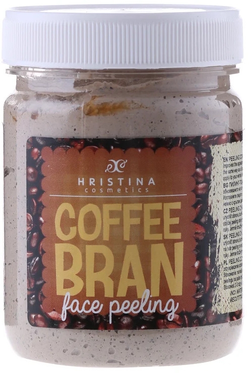 Кавовий пілінг для обличчя - Hristina Cosmetics Coffee Bran Face Peeling — фото N1