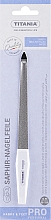 Духи, Парфюмерия, косметика Пилочка для ногтей изогнутая с микросапфировым покрытием размер 7 - Titania Soligen Saphire Nail File