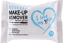 Парфумерія, косметика Вологі серветки для зняття макіяжу з термальною водою - Revuele Make-Up Remover I Love My Skin Wet Wipes