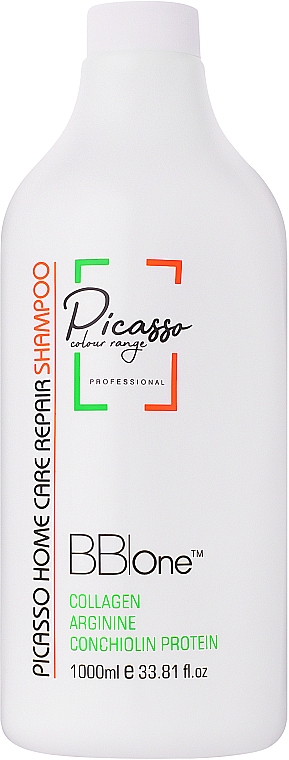 Восстанавливающий шампунь для волос - BB One Picasso Home Care Repair Shampoo — фото N2