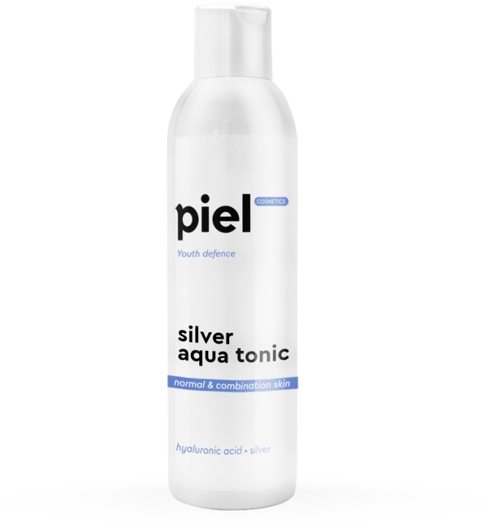 Тонік для нормальної/ комбінованої шкіри - Piel cosmetics Silver Aqua Tonic — фото N1