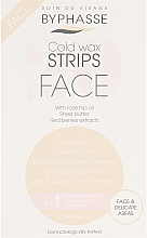 Духи, Парфюмерия, косметика Набор для депиляции лица и чувствительной кожи - Byphasse Cold Wax Strips Face & Delicate Areas For Sensitive Skin (20/strips + 4/wipes)