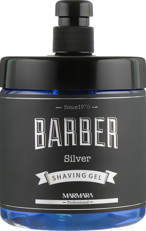 Гель для гоління - Marmara Barber Shaving Gel Silver — фото N1