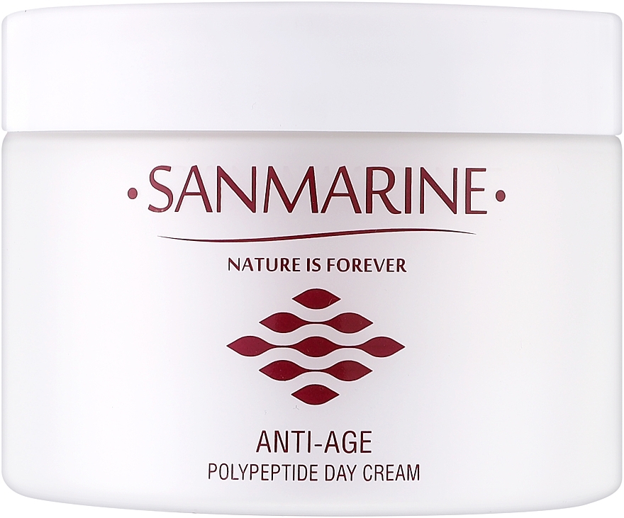 Поліпептидний денний крем для обличчя - Sanmarine Anti-Age Polypeptide Day Cream — фото N3