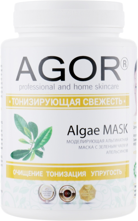 Альгінатна маска "Тонізувальна свіжість" - Agor Algae Mask