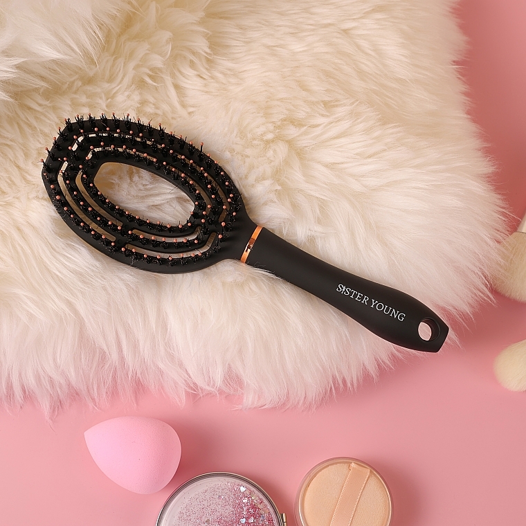 Расческа для волос "Coco Black" - Sister Young Hair Brush — фото N21