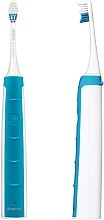 Електрична зубна щітка, біло-блакитна, SOC 1102TQ - Sencor — фото N2