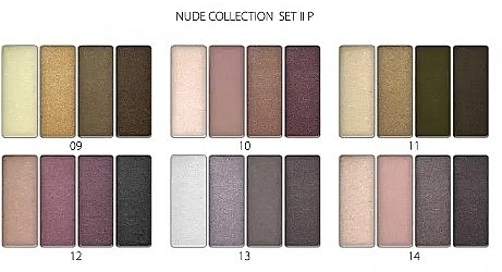 Набор теней для век - Revers Galant Nude Collection Set 2 P (12x6g) — фото N2