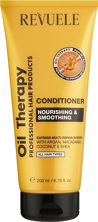 Кондиционер для волос "Питание и разглаживание" - Revuele Oil Therapy Conditioner — фото N1