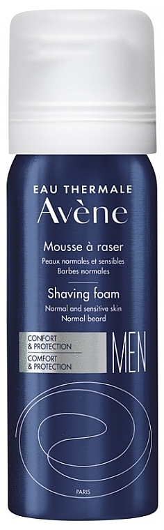 Пена для бритья для нормальной и чувствительной кожи - Avene Homme Comfort & Protection Shaving Foam — фото N1