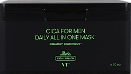 Духи, Парфюмерия, косметика Мужская тканевая маска для лица - VT Cosmetics Cica For Men Daily All In One Mask 