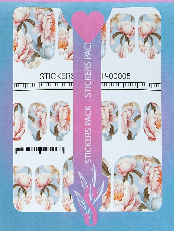 Дизайнерські наклейки для педикюру "Wraps P-00005" - StickersSpace — фото N1